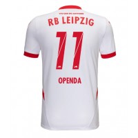 Fotballdrakt Herre RB Leipzig Lois Openda #11 Hjemmedrakt 2024-25 Kortermet